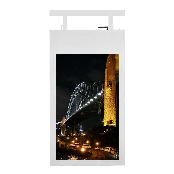 55'' Hanging Double Sided Commercial Digital Signage Displays Ultra High