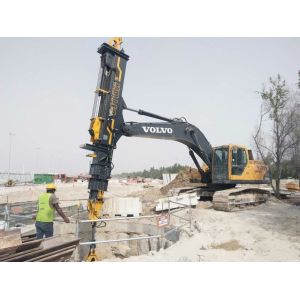 Construction Telescopic Boom Grab Foundation Drilling Tools Excavator Telescopic