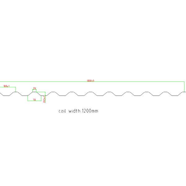 Roofing Profile Double Layer Roll Forming Machine Automatically 380V 50Hz 3 Phases