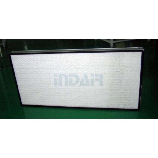 HV Fiberglass Industrial HEPA Filter Lightweight Hot Melt Sealant With FM Approval