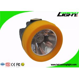 10000lux Cordless Mining Cap Lamps , Coal Miner Hard Hat Light 3.8Ah Battery