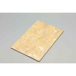 UV Resistant Easy Maintenance Waterproof Jazz White Marble Aluminum Composite