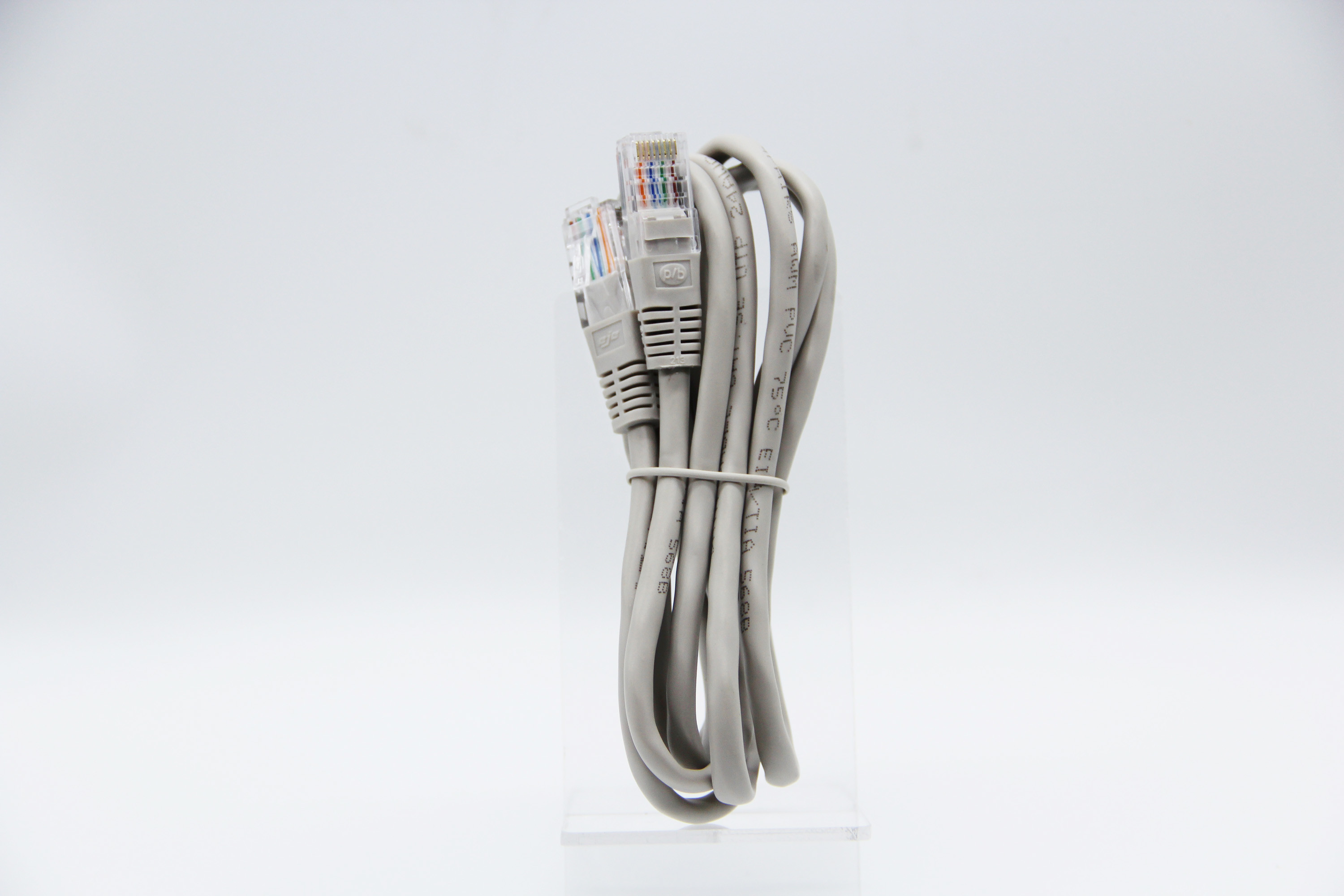 Quality Gold Plated RJ45 Ethernet_Patch_Cable_Five PVC Jacket CCA Conductor 24 AWG for sale