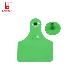 80MM Tpu Medium Animal Ear Tags For Cattle Sheep Pig Livestock Identification
