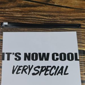 30x22cm PVC Zipper Bag with High Transparency and Custom Logo Available for