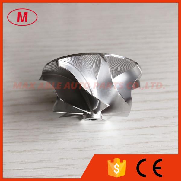 KP39 35.00/46.00mm 8+0 blades Turbo aluminum 2618/milling/billet compressor wheel