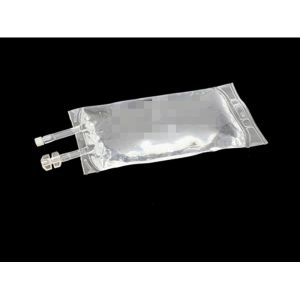 Transparent 100ml 250ml Disposable Infusion Bag With Two Ports