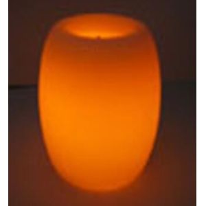 100% paraffin LED unscented craft pillar candle with printed box