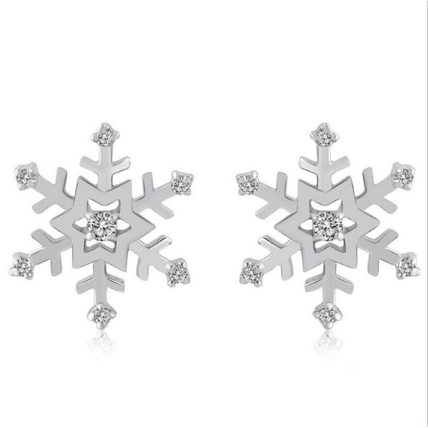 Christmas gift dainty jewelry fashion ear piercing jewelry crystal stainless