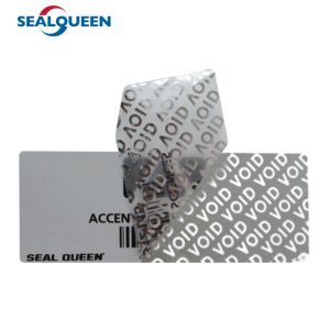 Custom Logo Tamper Evident Label Void Warranty Security Seal Label