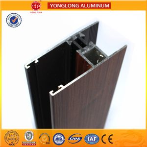 China Wood Grain Aluminium extrusion Profiles For House Decoration GB5237.4-2008 on sale