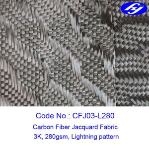 Lightning 150cm 3k 280gsm Jacquard Carbon Fiber Fabric
