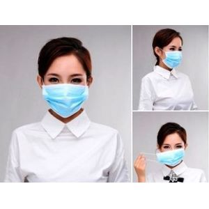 Free Sample Blue Procedural Face Masks With Earloops