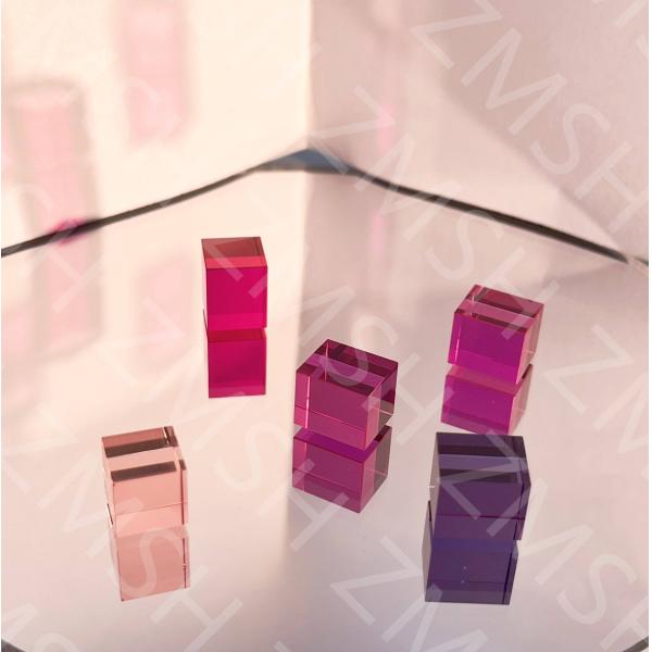 Sapphire Raw Gemstone Lab Made Padparadscha Sapphire Rose Sapphire High Hardness For Jewelry Purposes