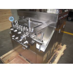 Stainless Steel Sanitary High Pressure Homogenizer Internal Tank And External