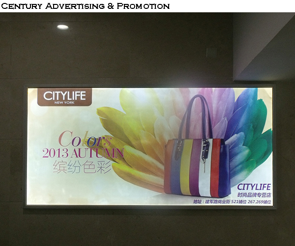 Buy Super slim aluminum frame led light box for outdoor decoration at wholesale prices