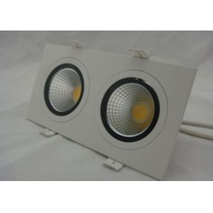 Quality Led double downlight, square downlight 2*3watt Epistar cob chip for sale