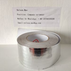 China Fiberglass Cloth Aluminum Foil Tape Used In Electronic Industry No Printing on sale