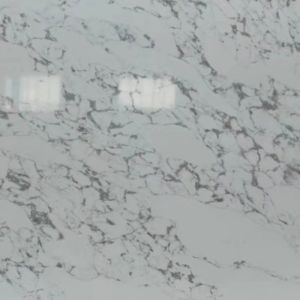 Faux Marble Quartz Countertops 3200x1600mm Quartz Overlay Worktops