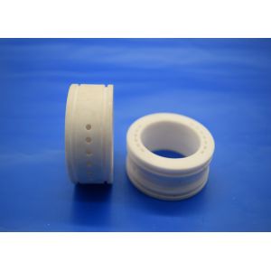 Ivory Color Alumina Zirconia Ceramic Bushing Parts Aluminua Liner / Linear Guide