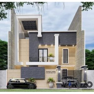 4 Rooms 2 Layers Prefab 318m2 Light Gauge Steel House