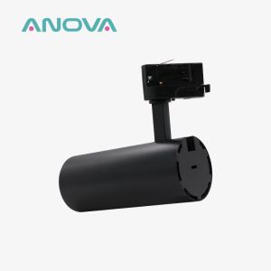 Indoor Rotate Black Adjustable Spotlight 24W Three Phase Track Lighting