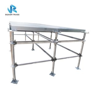 Adjustable Foot 4x8ft 2*1m Modular Steel Stage Scaffolding