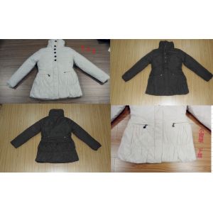 Quality Apparel Fashion Ladies padding jackets stocklots(ladies jackets, coats,tops) for sale