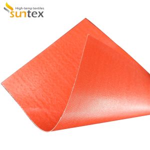 Heat Resistant Silicone Coated Fiberglass Cloth - Fireproof Insulation Fabric