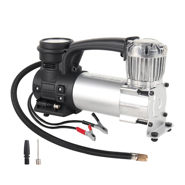 Metal Single Cylinder For Off Road Truck 4x4 High Pressure Silver Air Compressor Car Tire Inflators