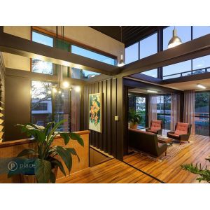 Steel Structure Flat Pack Containers G550 Galvanized Coils Modern Assembly