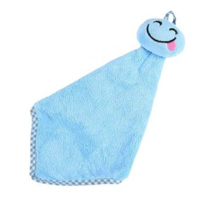Delicate 20cm Square Short Plush Baby Saliva Towel