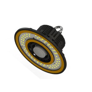 200W Round LED High Bay WaterProof Storehouse 5 Years Warranty PF 0.94