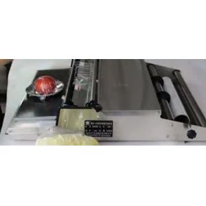 Manual Stainless Steel Plastic Film Wrapping Sealing Machine for Supermarket
