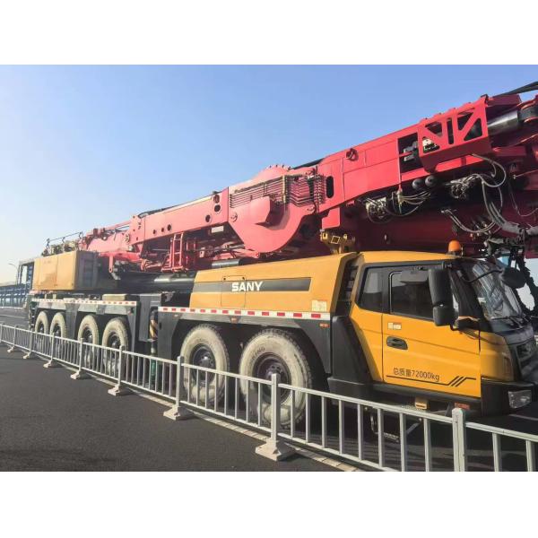 Buy SAC4000C8-8 400 Tons All Terrain Crane Used by Sany with Weichai Engine Rated Power 405kW at wholesale prices