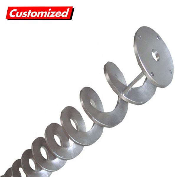 Buy Flexible Shaftless Spiral Screw Conveyor Customized Screw Auger Feeder at wholesale prices