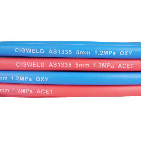 Hot Selling ISO3821 Grade R 10mm EPDM Twin Welding Rubber Hose for Oxygen / Acetylene