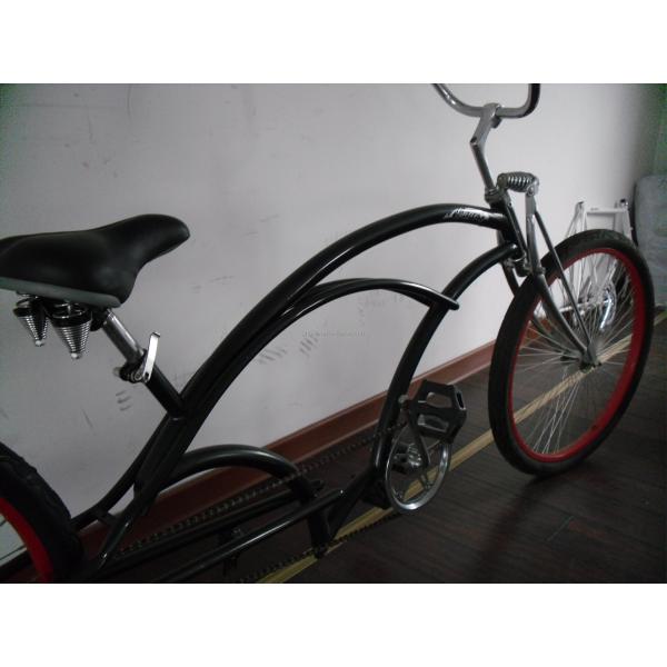 26inch Chopper Style Beach Cruiser Bicycle with Steel Fork and 150KG Load Capacity
