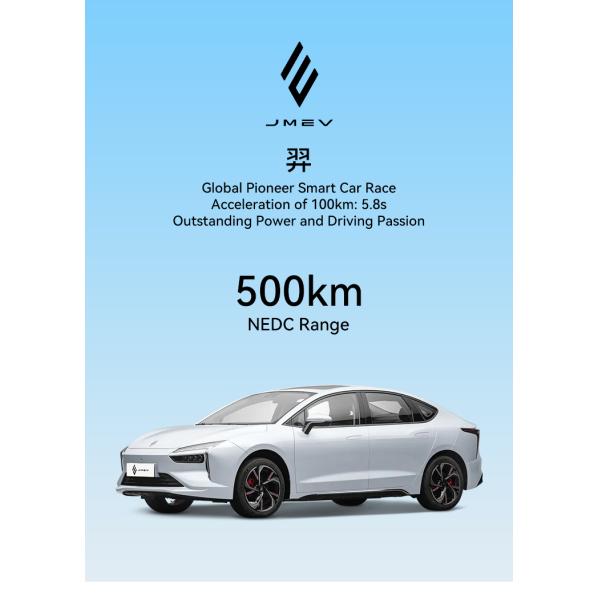 JMEV Yi 4 Wheel Electric Vehicle 140Km/h 0km Used with 60Kwh Battery Capacity and High Speed