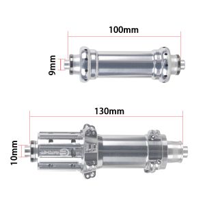 Super Light 100/130mm V Brake Ratchet 36t/54t Rear Hub 20/24h Bearing Alloy