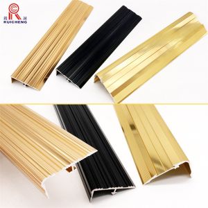 6061 Anodized Aluminium Stair Nosing Edge Trim Antislip Angle Curved