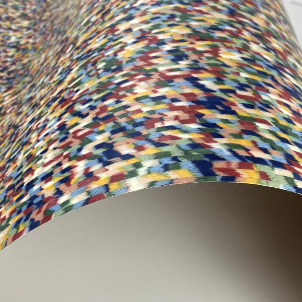 New Design Artificial Colorful Spot Wood Veneer For Jewel Box Car Interior Home Decoration 2500*640mm