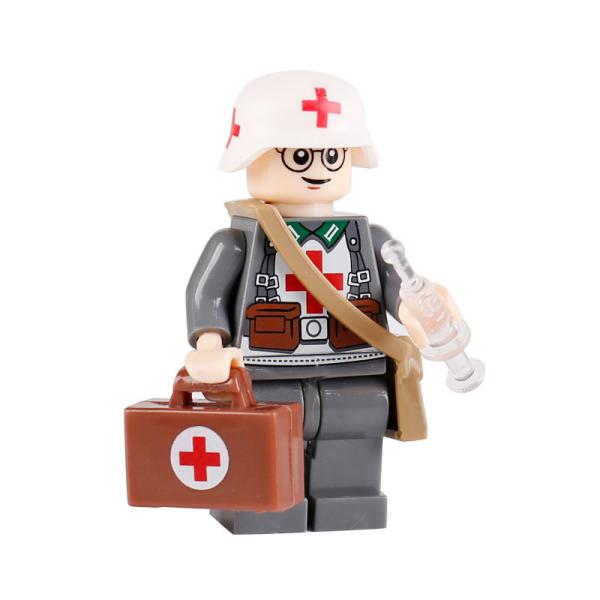 WW2 military building blocks German soldier medical action army legoinglys