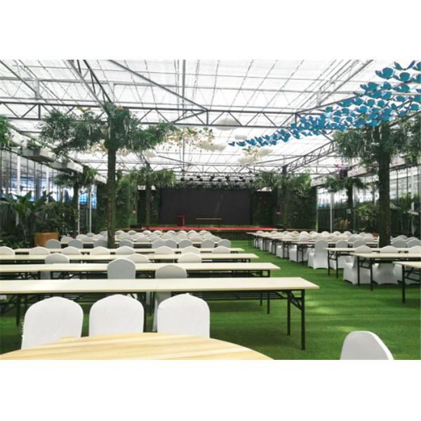 Buy PC Sheet Cover Material Modular Greenhouse Durable With Cooling System at wholesale prices