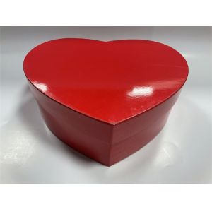 Quality Glossy Surface Paper Keepsake Box Heart Shape Paper Craft Box for sale