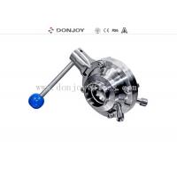 China 3 INCH 1.4404 Sanitary Ball Valve manual butterfly type with pull handle for sale