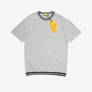 OEM high quality summer new striped rib campus style European American men's