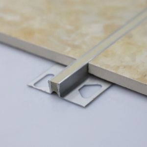 Anodised 15mm Aluminium Movement Joint For Stone Floors