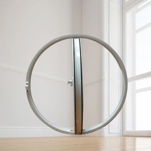 Quality Customized Aluminum Moon Window Double Tempered Glass Customized Product for sale