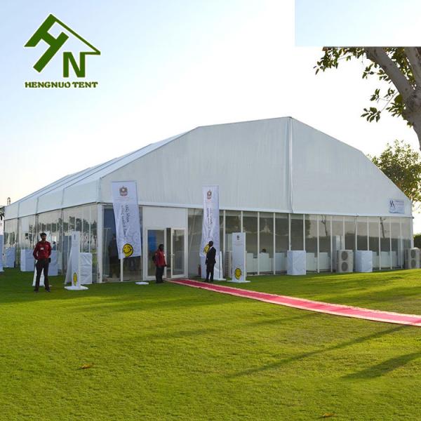 Aluminum Frame 30x50m Polygon Tent PVC Fabric For Luxury Car Show